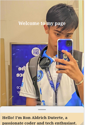 First personal website